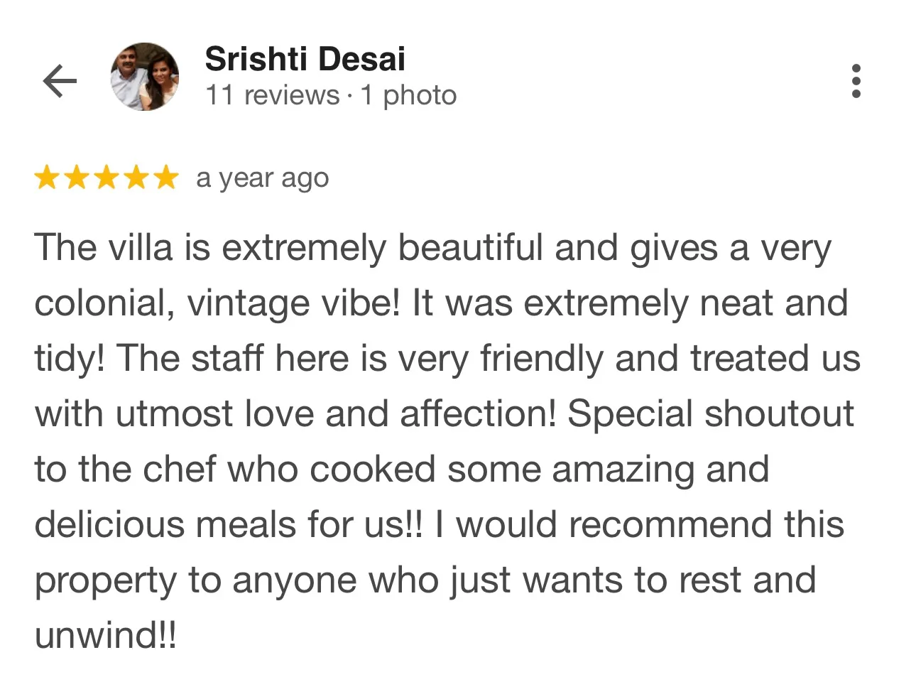 Guest review for Springfield, Kasauli