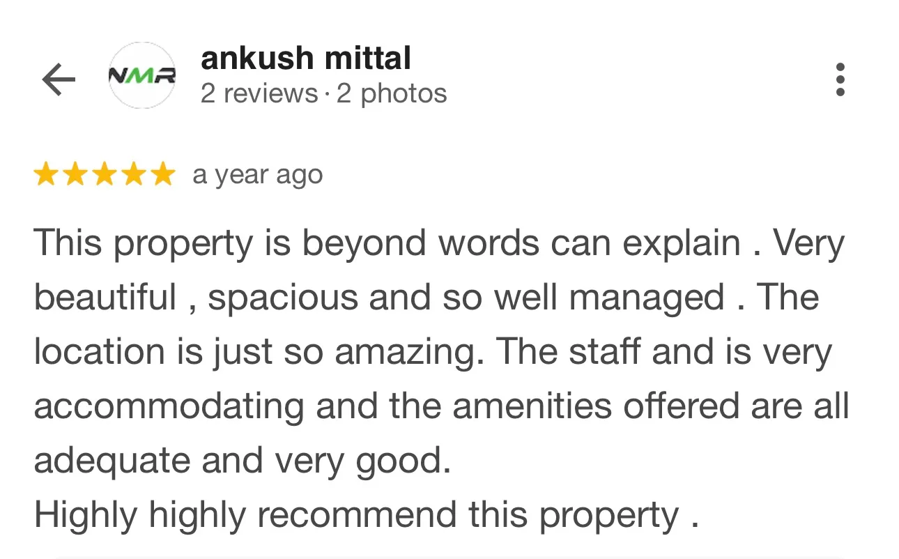 Guest review for Springfield, Kasauli